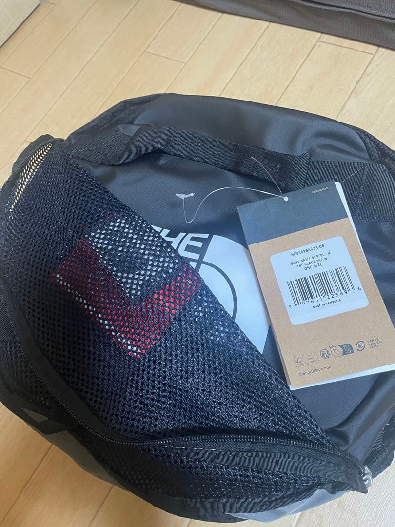 ノースフェイス　ボストンバッグ　Mサイズ　71L ブラック　極美品