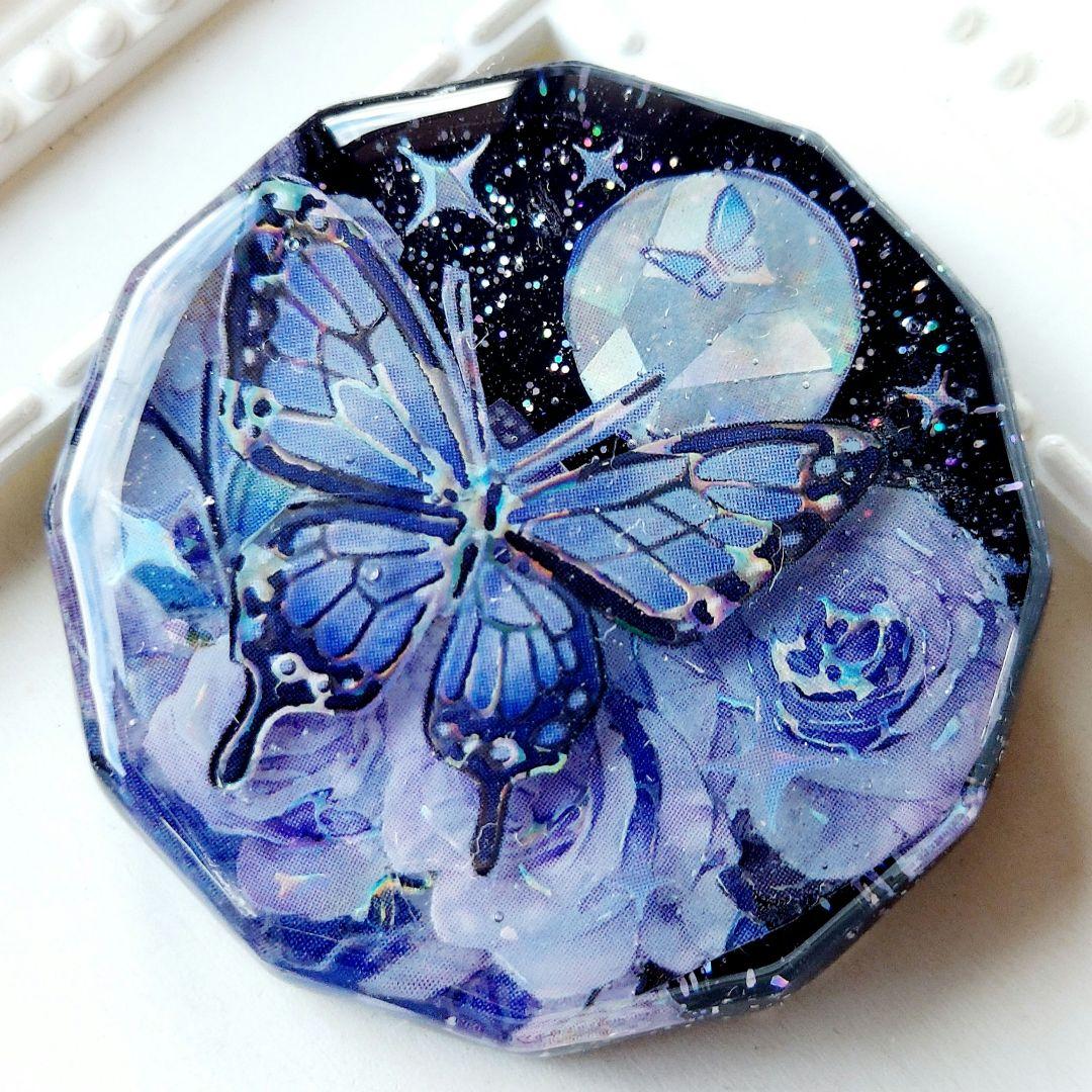 【1671】レジン　ヘアゴム　ポニーフック　ブロ―チ　ハンドメイド