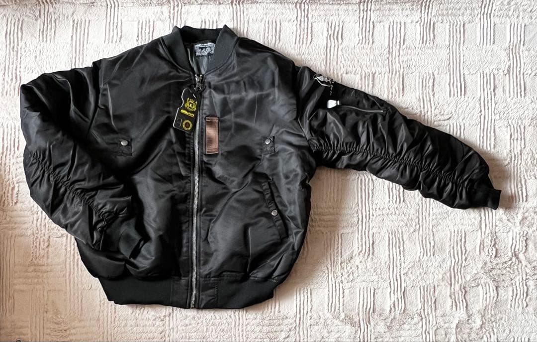 新品ブラックUS AIR FORCE MA-1 Ver1. Lサイズ