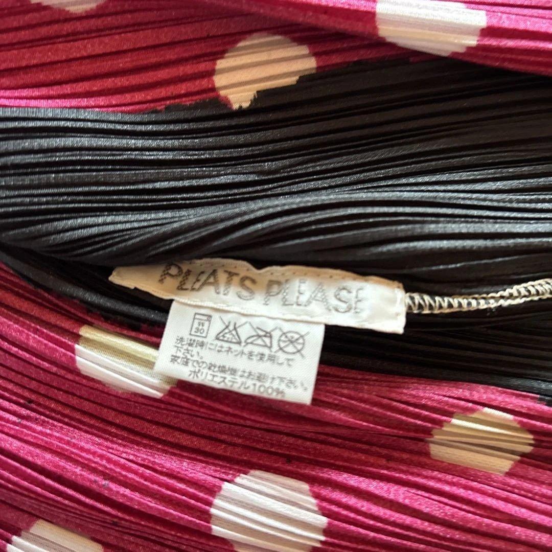 プリーツプリーズ半袖柄物シャツ　サイズ3