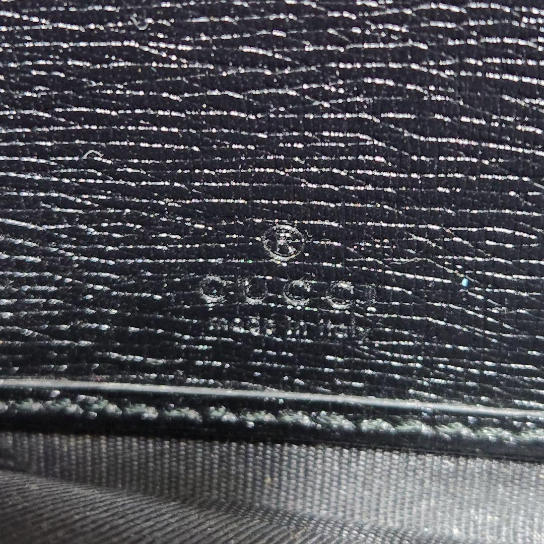 グッチ　長財布　ラウンドファスナー　キングスネーク　ブラック　レザー　PVC