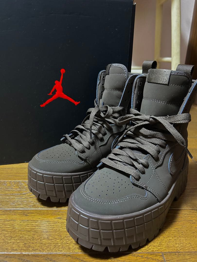 NIKE ナイキ エアジョーダン1 ブルックリン ブラウン　ハイカット 23cm