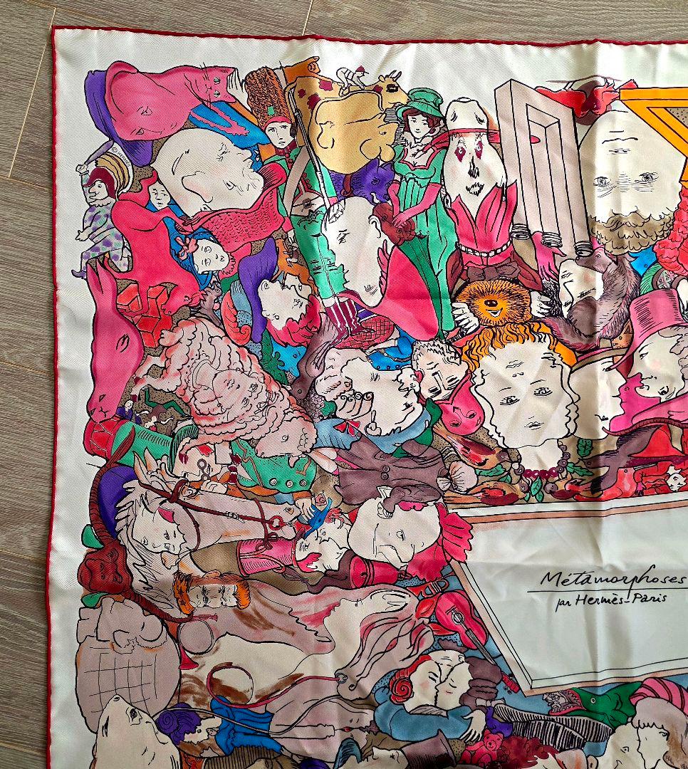 HERMES エルメス　morphoses　メタモルフォーゼ 　カレ９０