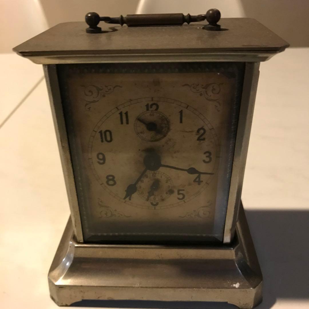 アンティーク　起き時計