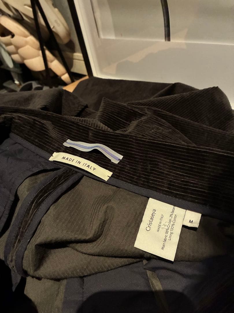 パンツ cristaseya Double Pleated Corduroy pants