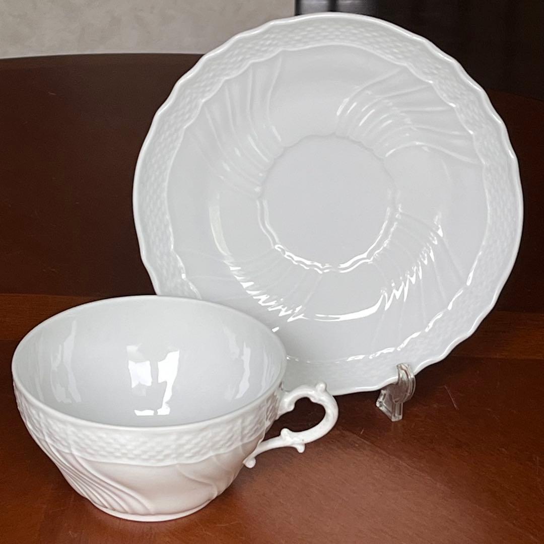 【美品】リチャードジノリ★ベッキオホワイト★モーニングセット