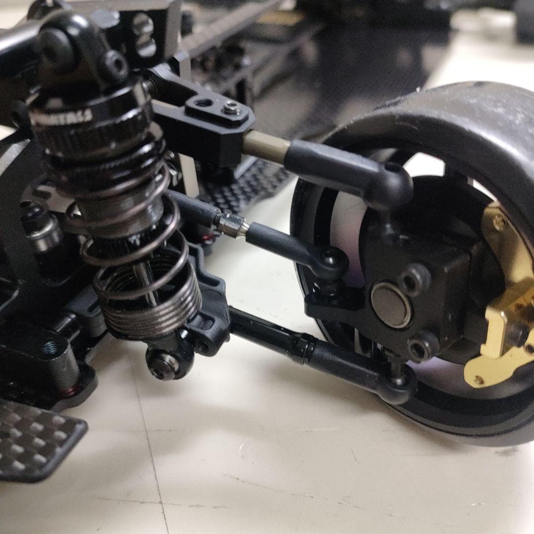 【走行少】シバタ GRK5ドリフトシャーシ、オプション多数装備、部品多数付き