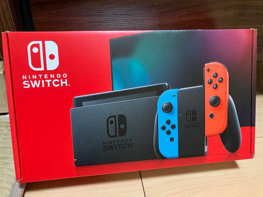 Nintendo Switch 本体 ネオンブルー/レッド　箱あり