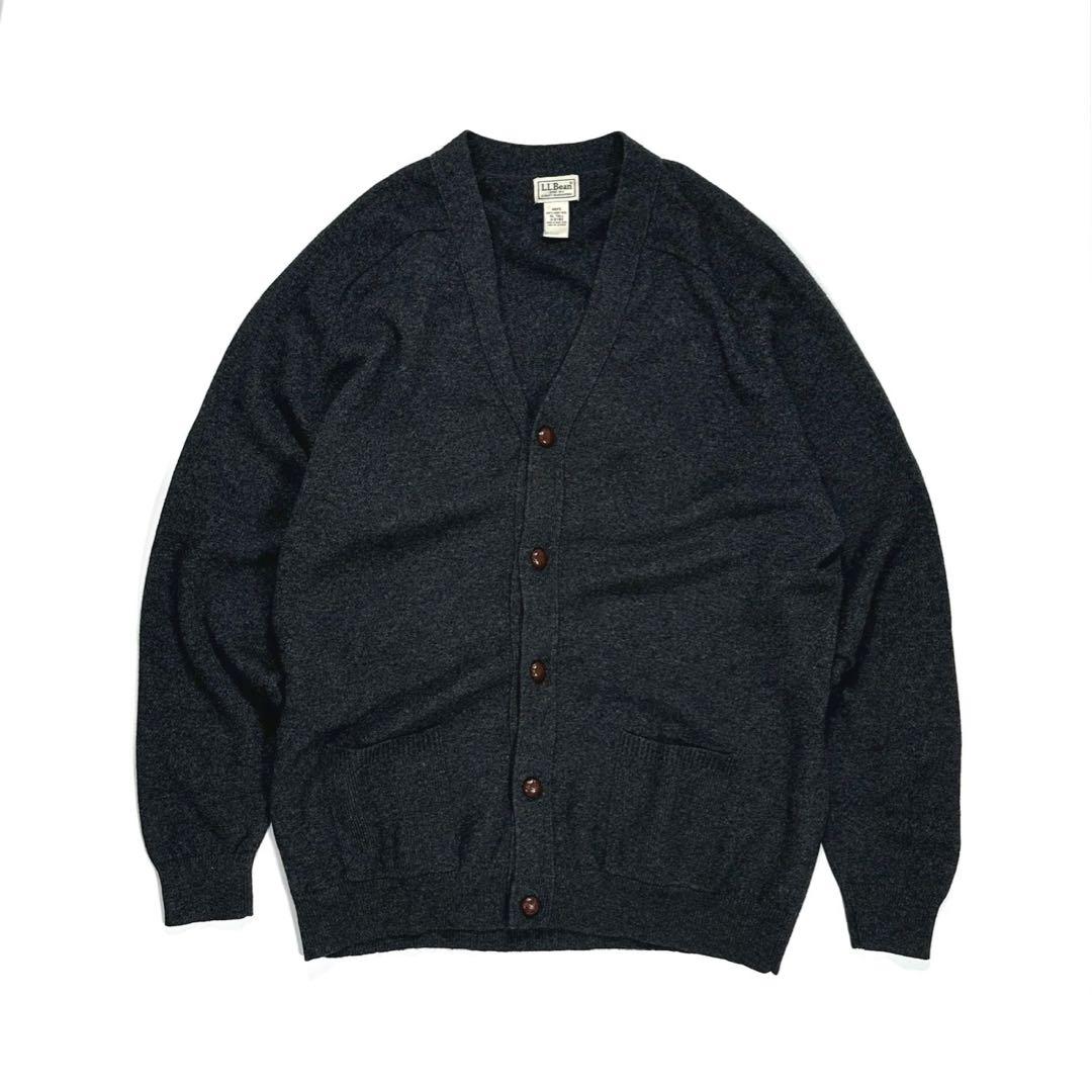 トップス L.L.Bean Wool Knit Cardigan