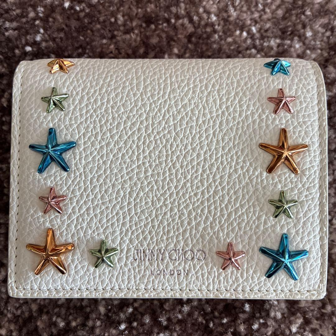 ジミーチュウ（Jimmy Choo） スタースタッズ 二つ折り財布