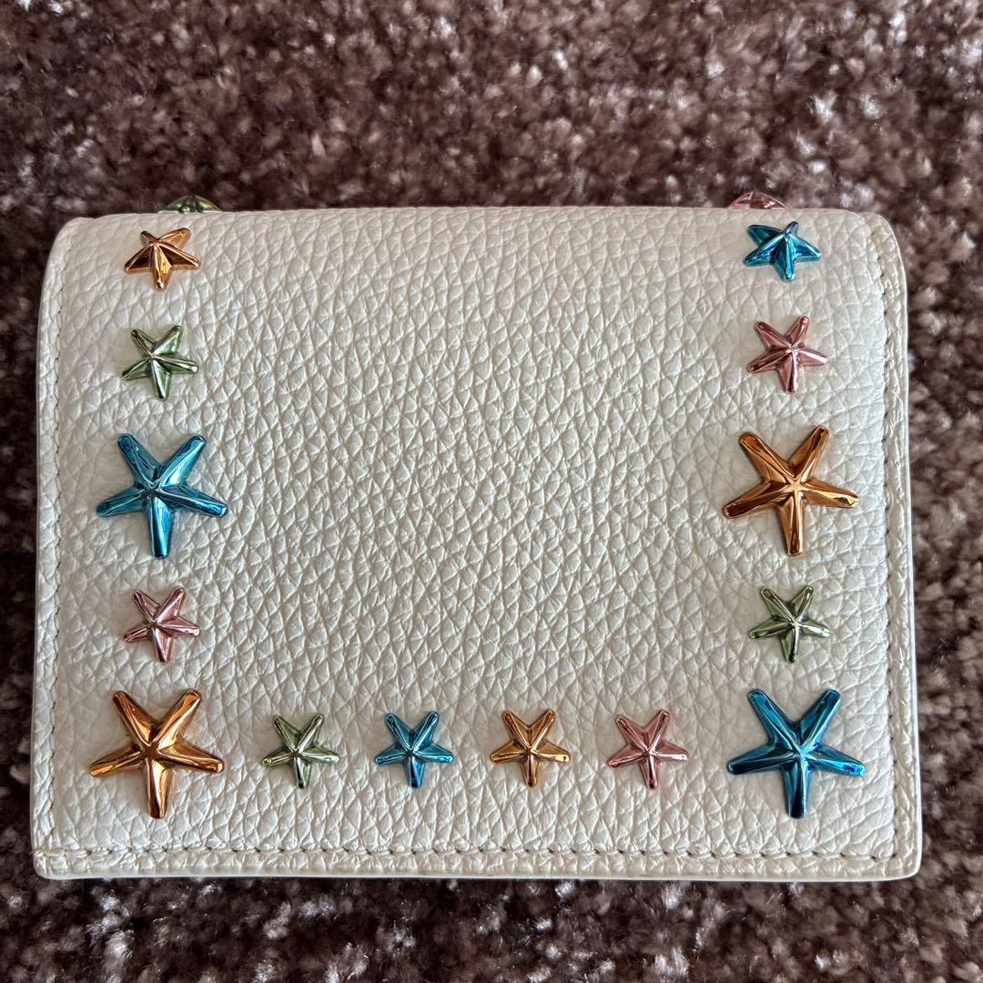 ジミーチュウ（Jimmy Choo） スタースタッズ 二つ折り財布