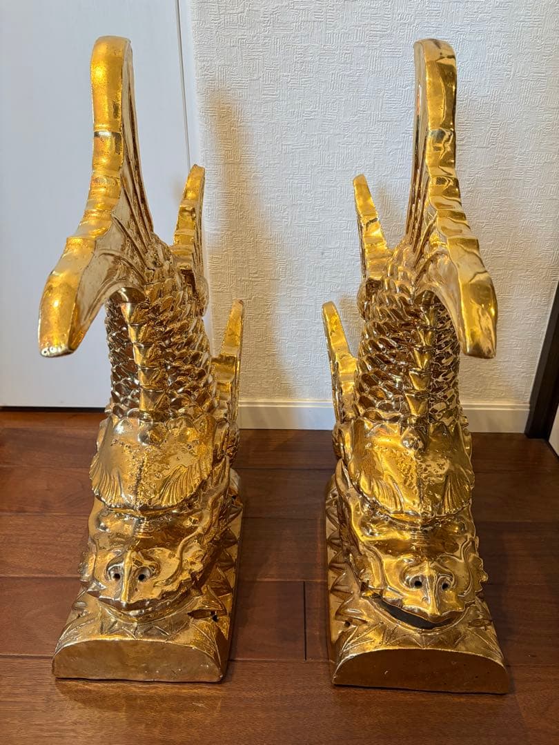 値下げしました！鯱鉾（しゃちほこ）置物 ペア