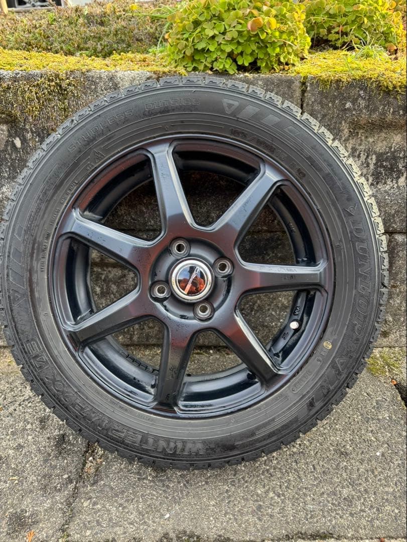 15インチスタッドレスタイヤ　ダンロップ4本セット