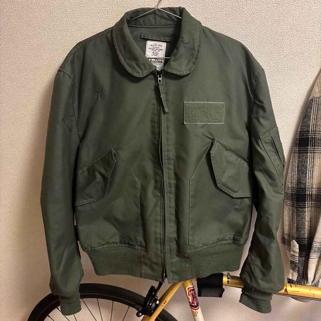 米軍実物 CWU-36/P フライトジャケット MA-1型 短丈 L USAF