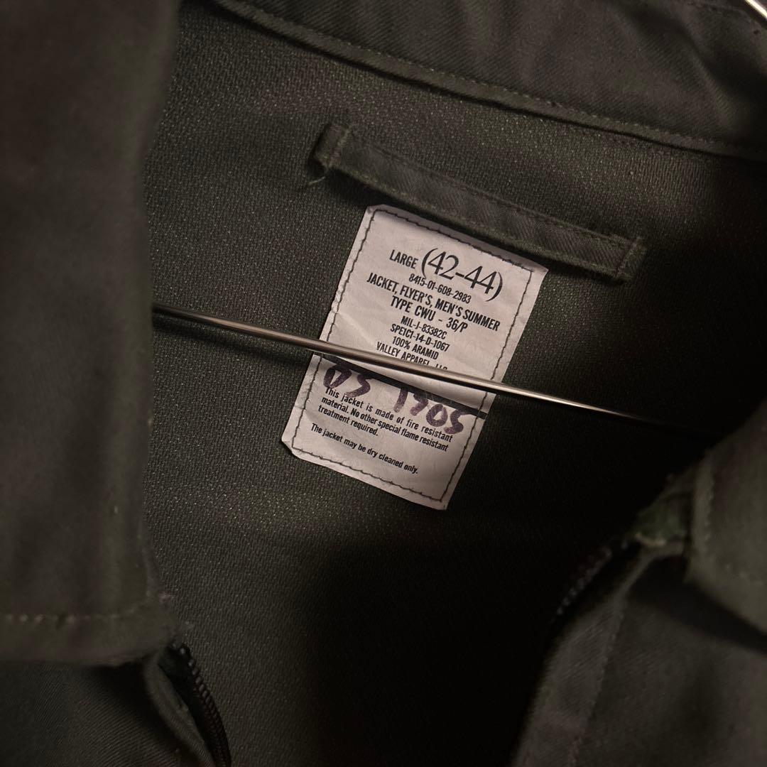 米軍実物 CWU-36/P フライトジャケット MA-1型 短丈 L USAF