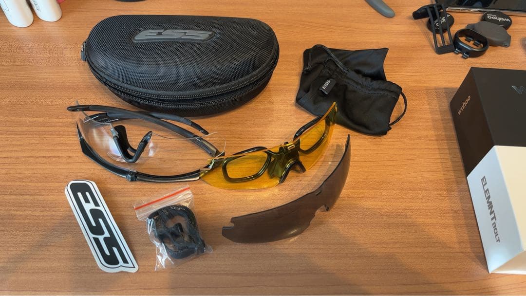 ESS シューティンググラス　レンズ3枚付き