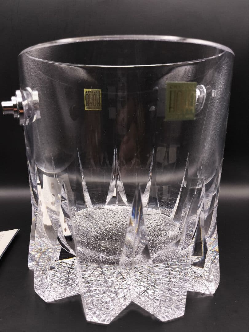 超希少品☆佐々文夫 HOYA ホヤ アイスペール（切子、江戸切子、薩摩切子）