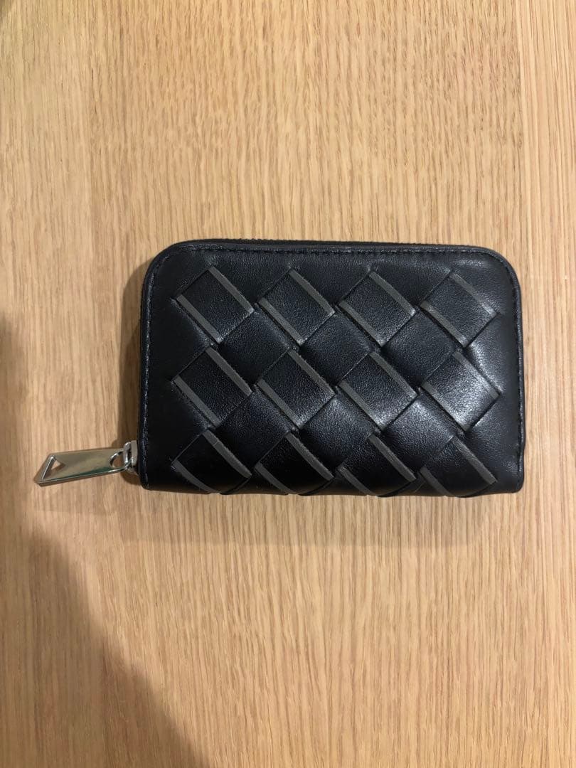 BOTTEGA VENETA ブラック レザー ケース