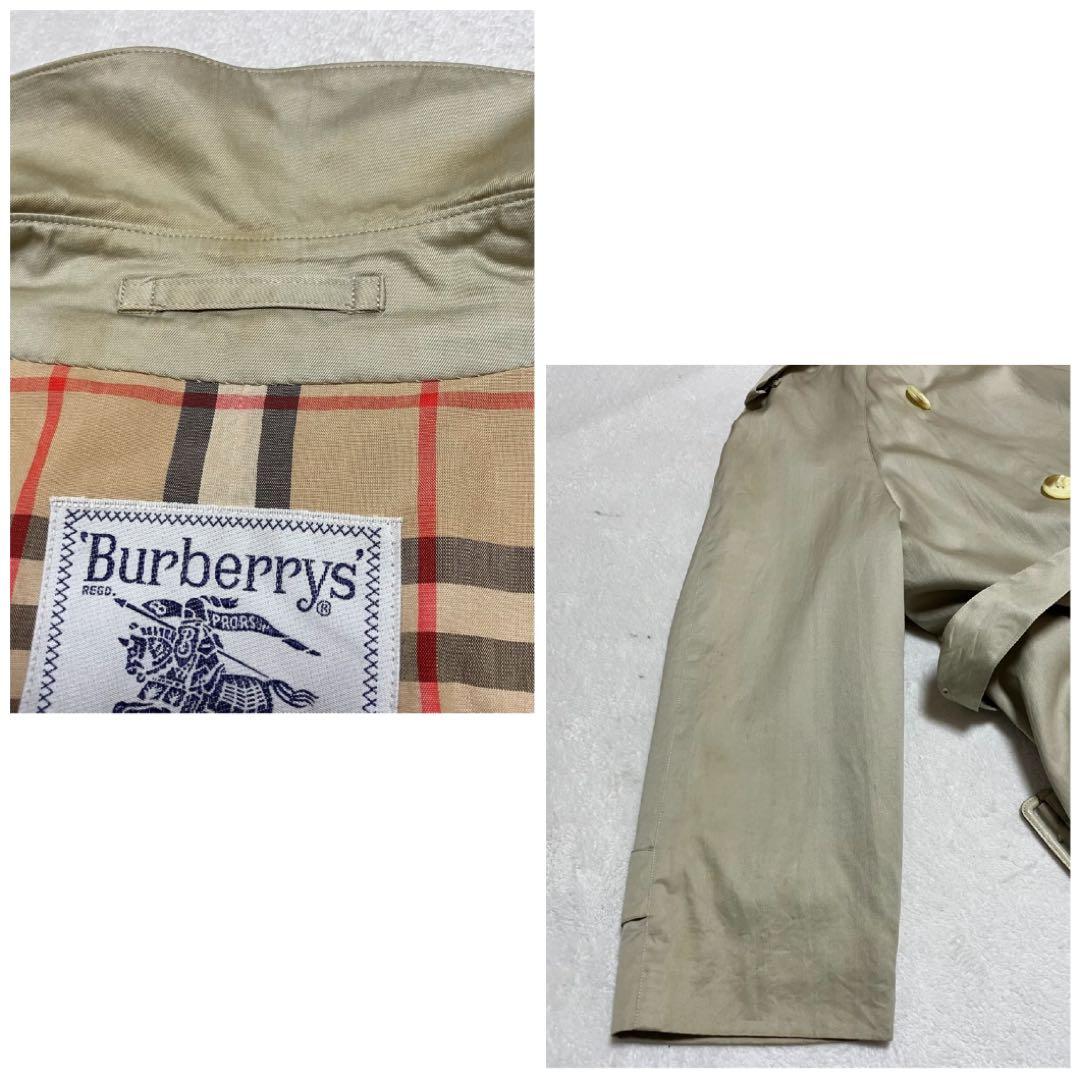 バーバリー　トレンチコート　ロング￼107 裏地ノバチェック総柄￼ ベルト XL