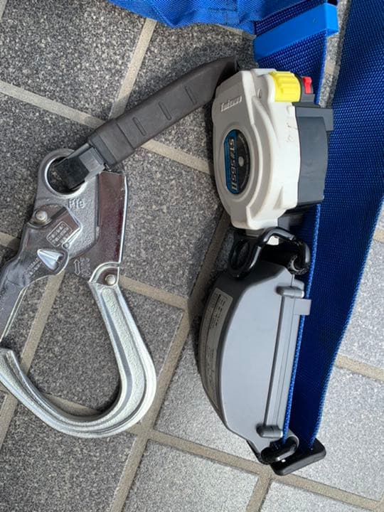 新規格適合品　タニザワ　胴ベルト型ランヤード　ロック機能付き　新規格安全帯