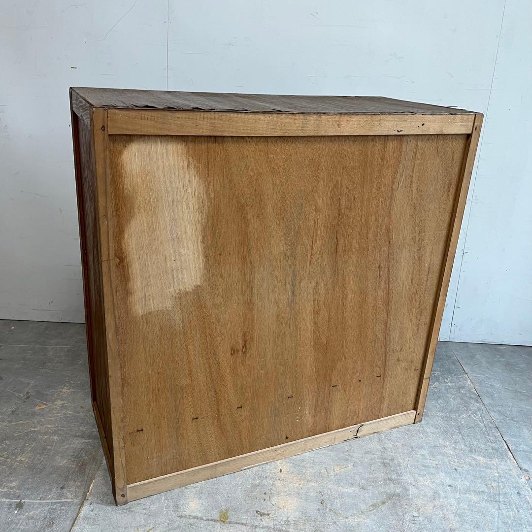 アンティーク 飾り棚 オープンラック 本棚 引き出し二杯 昭和レトロ z613