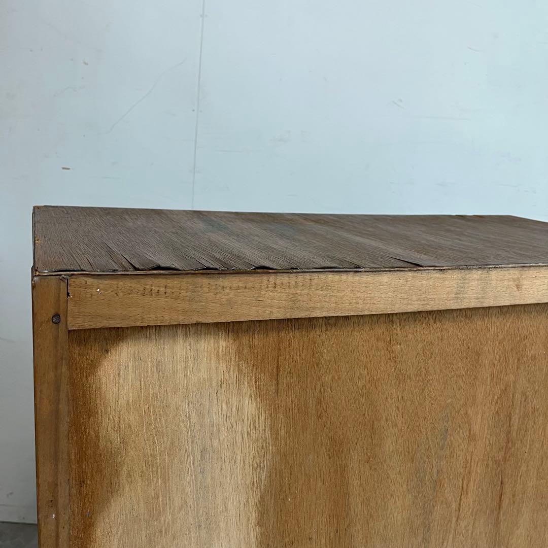 アンティーク 飾り棚 オープンラック 本棚 引き出し二杯 昭和レトロ z613