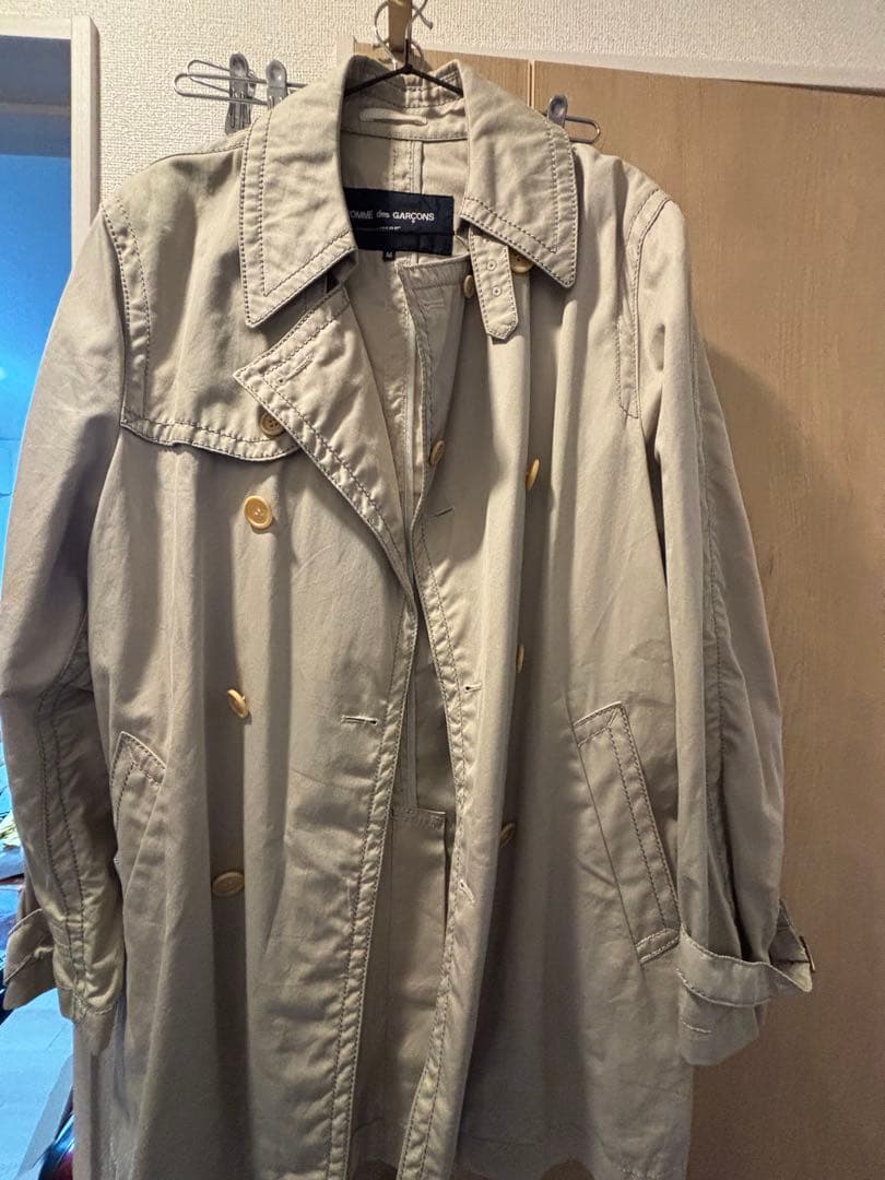 COMME des GARÇONS トレンチコート M ベージュ