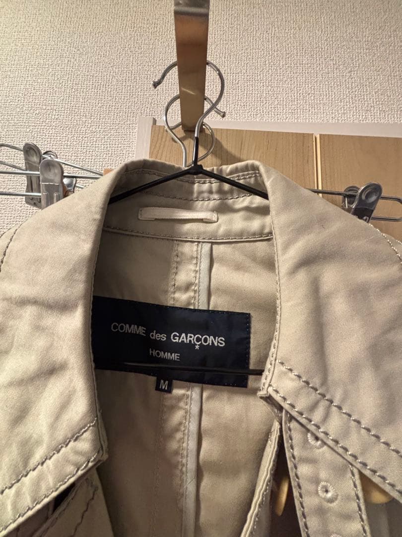 COMME des GARÇONS トレンチコート M ベージュ