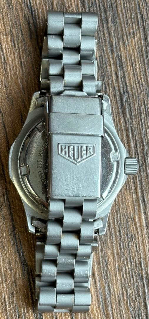 美品 HEUER ホイヤー 973.015 TAG HEUER ブラック