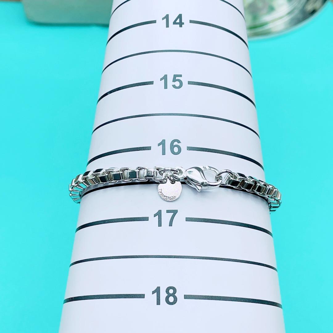 ◇ティファニー◇ 新品仕上済 ベネチアン ブレスレット Ag925 14.62g