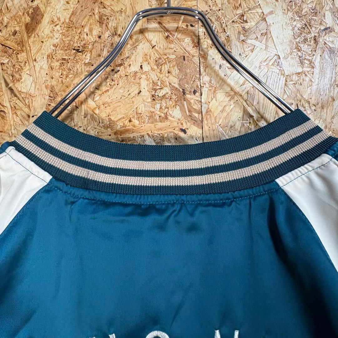 【激レア】USA海軍 U.S. Navy リバーシブルスカジャンXXL 刺繍