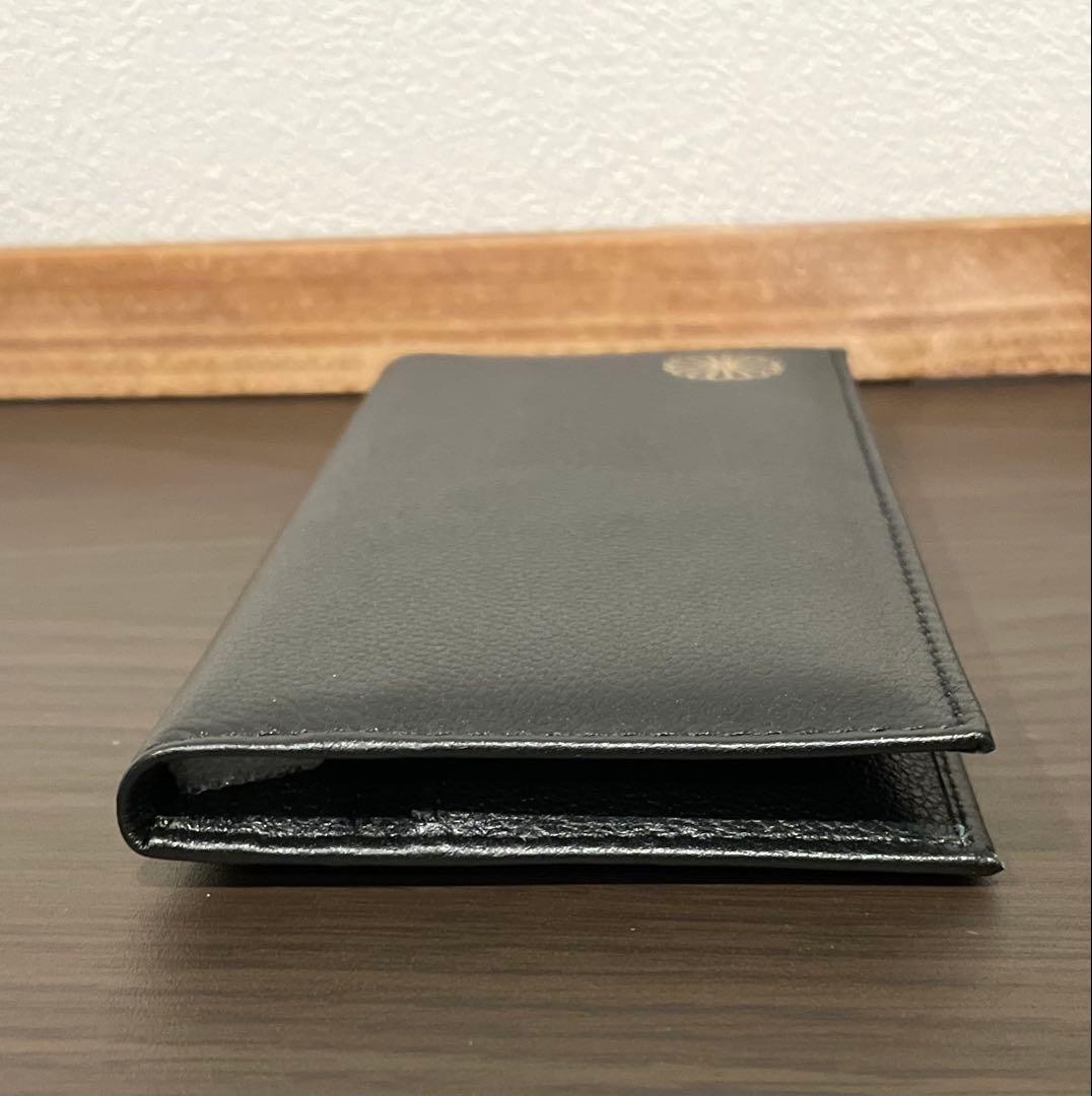 【皇居限定品】菊の御紋入り 長財布 ブラックと純金箔入り あぶらとり紙セット
