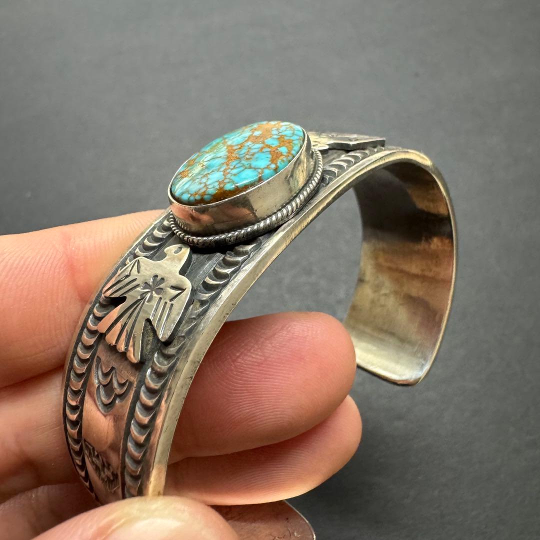 【Navajo Victor Begay】ナンバーエイトターコイズ バングル