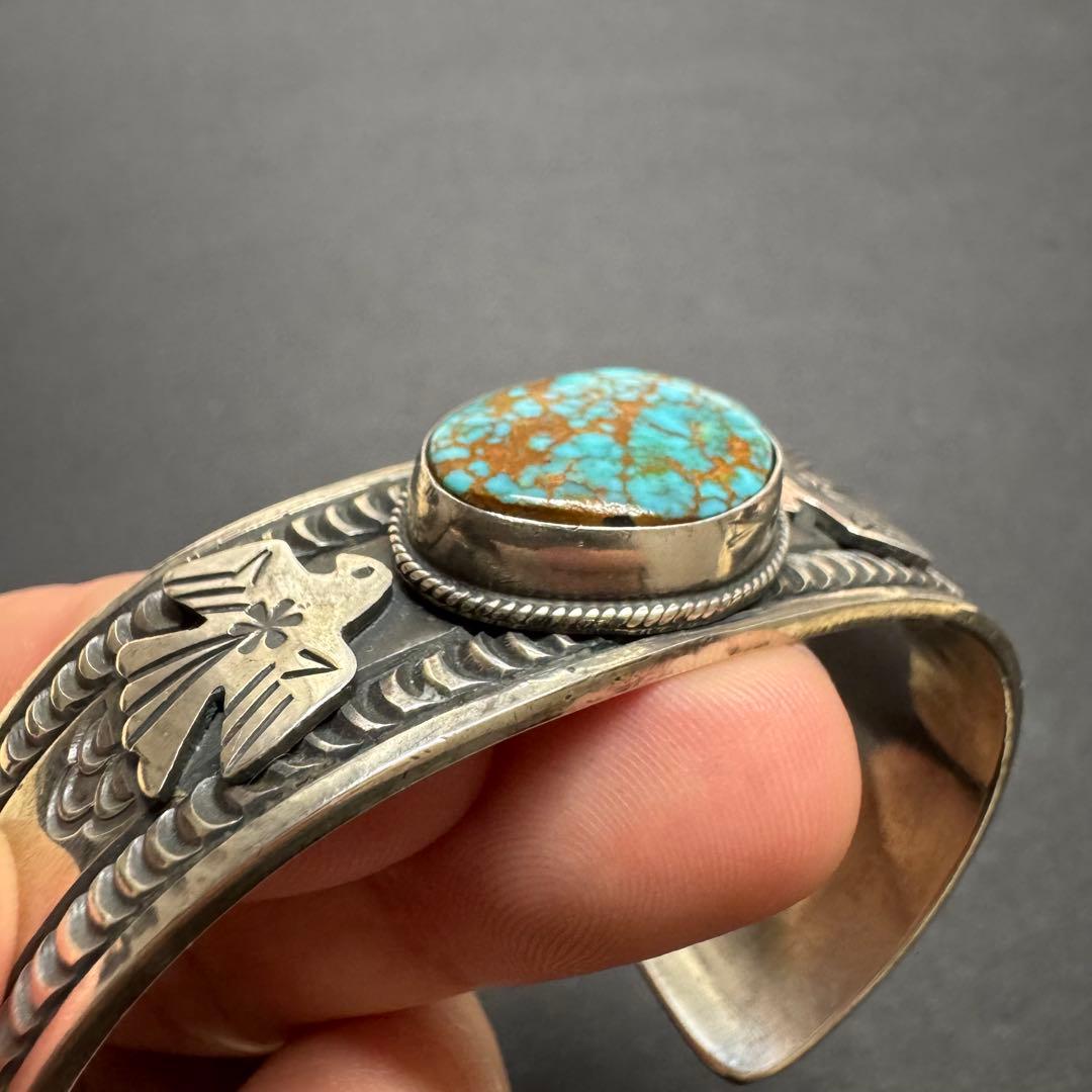 【Navajo Victor Begay】ナンバーエイトターコイズ バングル