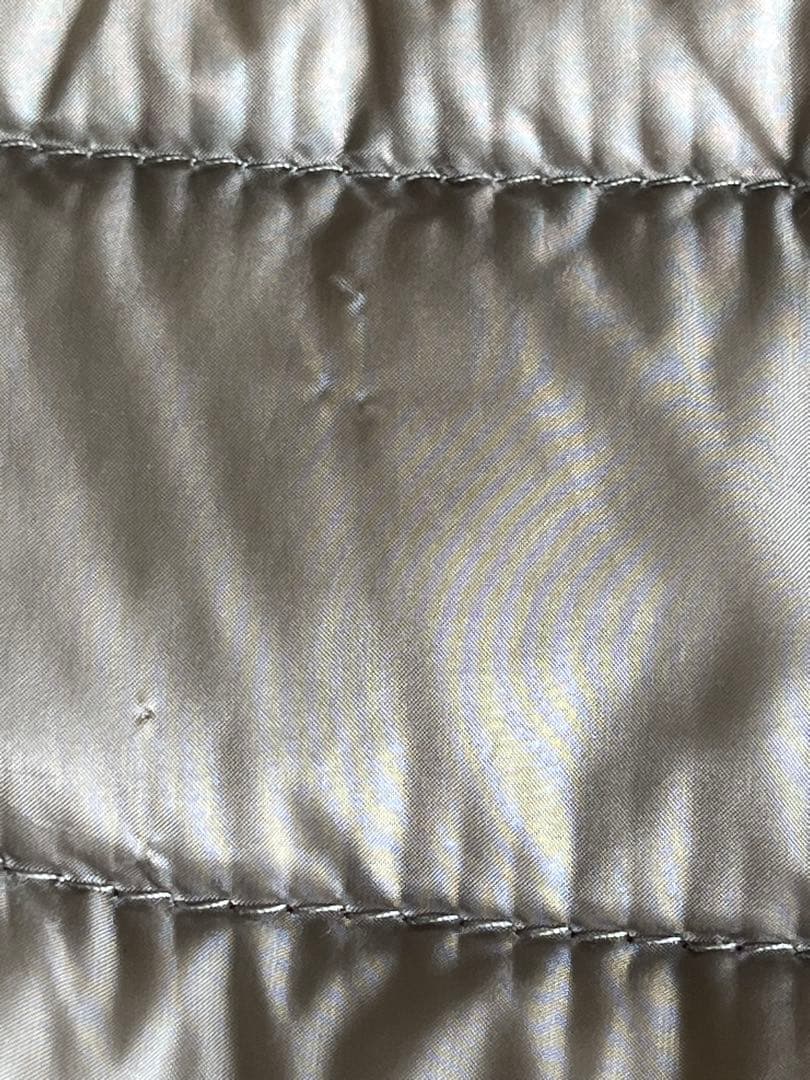 訳有 Moncler ライトダウンベスト シルバーグレー モンクレール 1サイズ