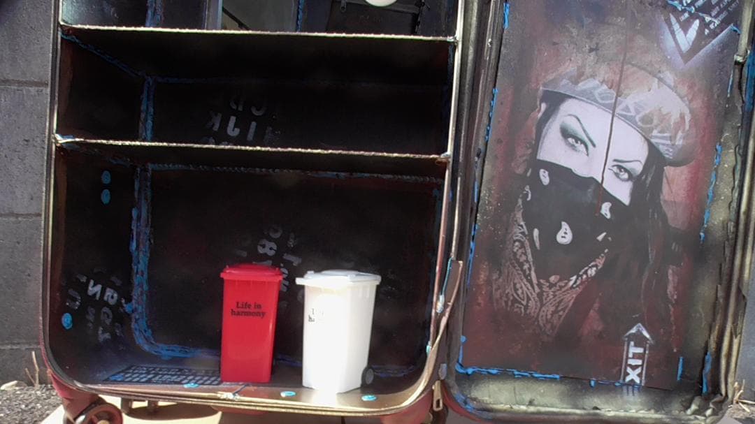 キャリーケース/トランクケース インテリアカスタム 収納ボックス 棚 ラック