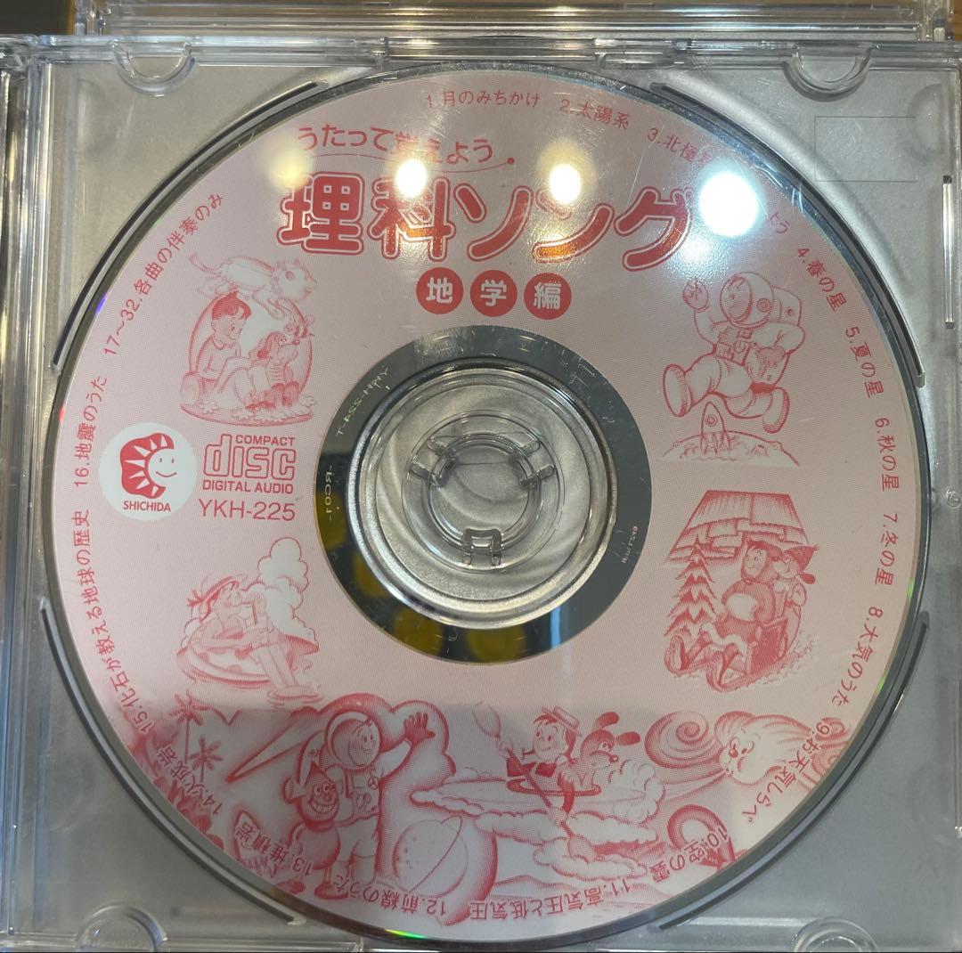 5枚セット　社会科ソング理科ソングセット　七田