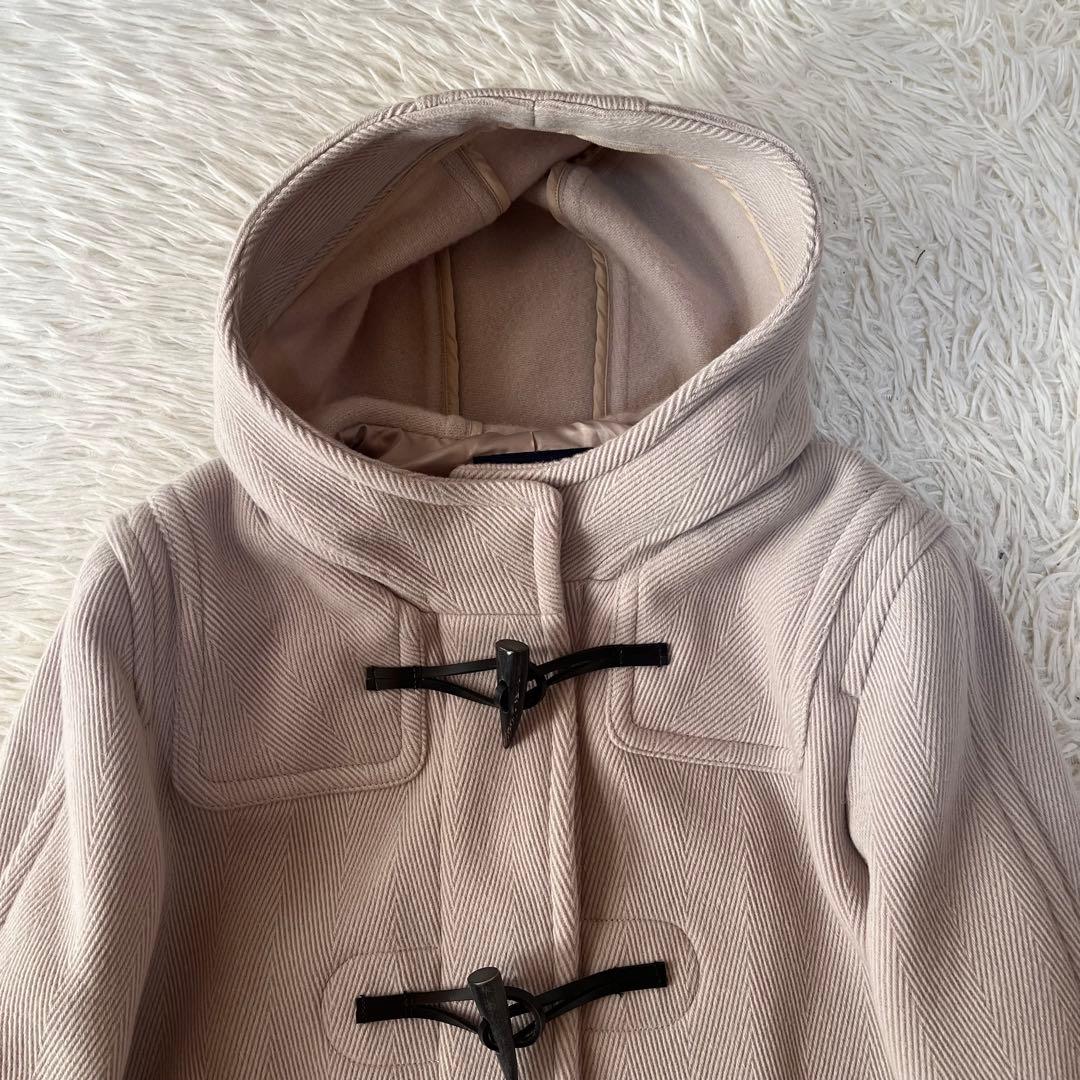 【極美品】ニューヨーカー　ウールヘリンボーン　ダッフルコート