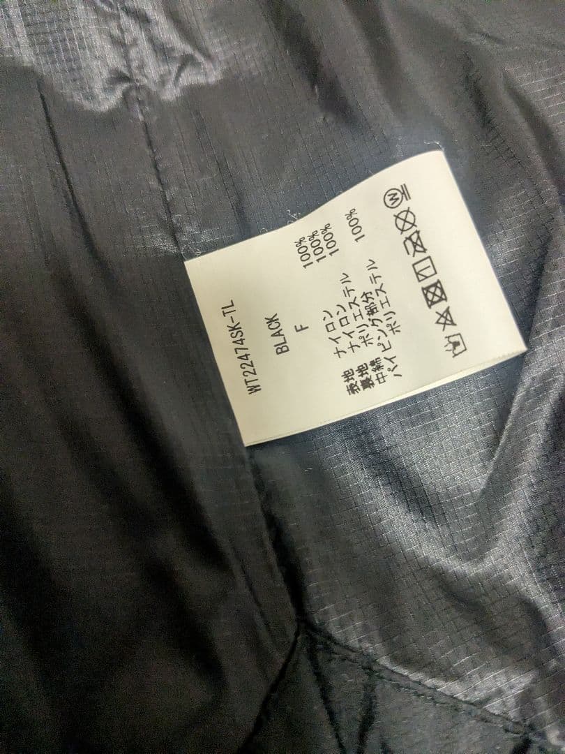 別注 WILD THINGS×TOMORROWLAND キルティングコート 黒