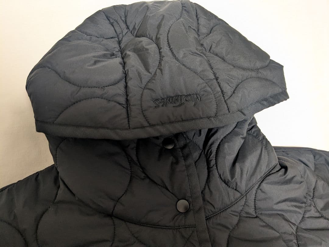 別注 WILD THINGS×TOMORROWLAND キルティングコート 黒