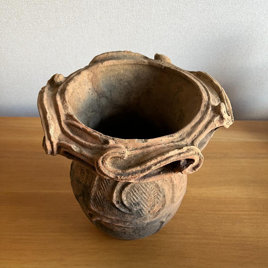 縄文土器 加曾利E式 深鉢形 高32cm 茨城つくば出土伝