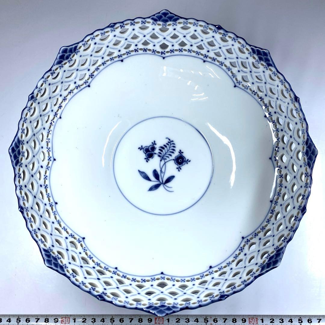 ロイヤルコペンハーゲン　フルレースコンポート　高さ39㎝ 東Y7-0123☆1F