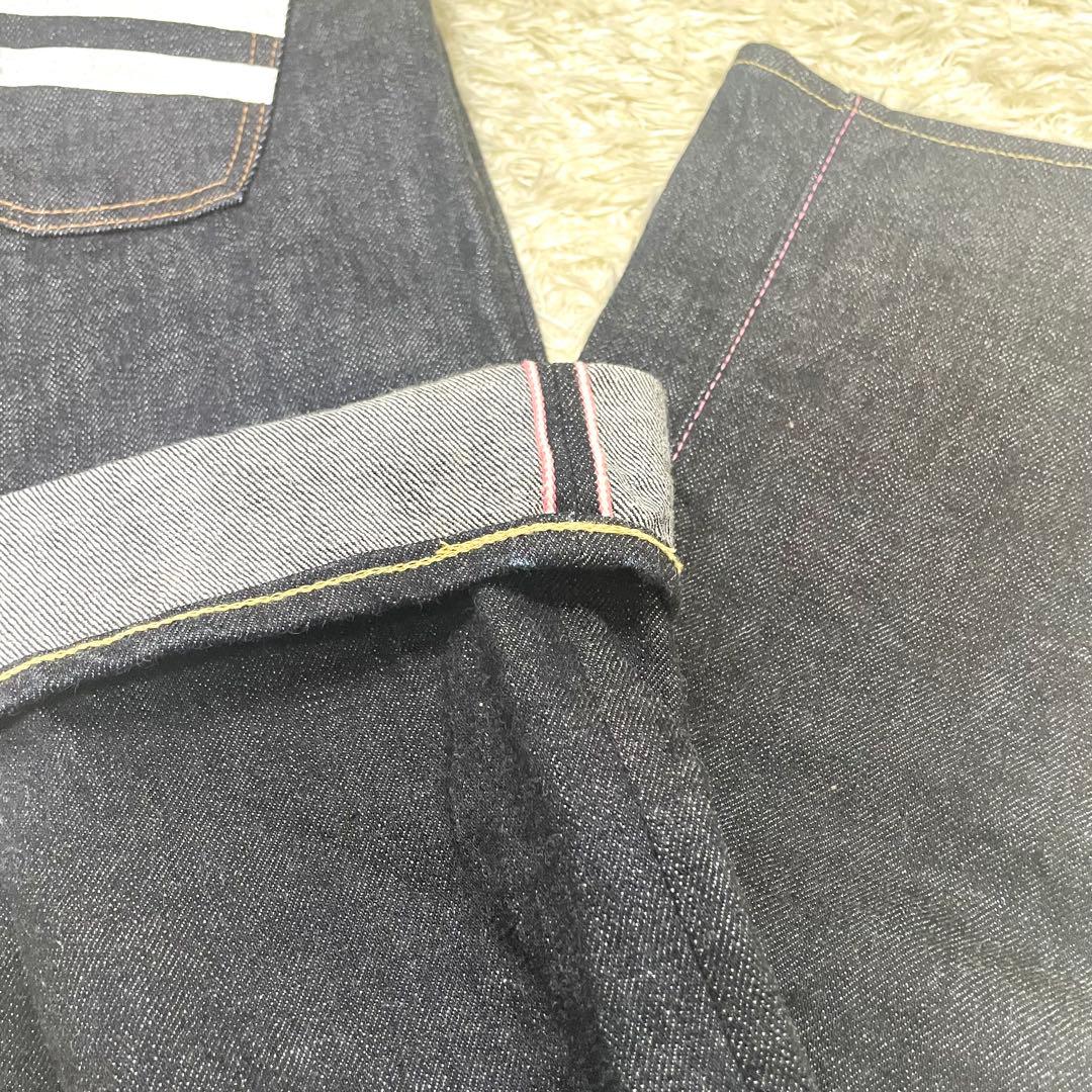 桃太郎ジーンズ　デニム　ジーンズ　濃紺　【美品】 7005sp w30 ピンク