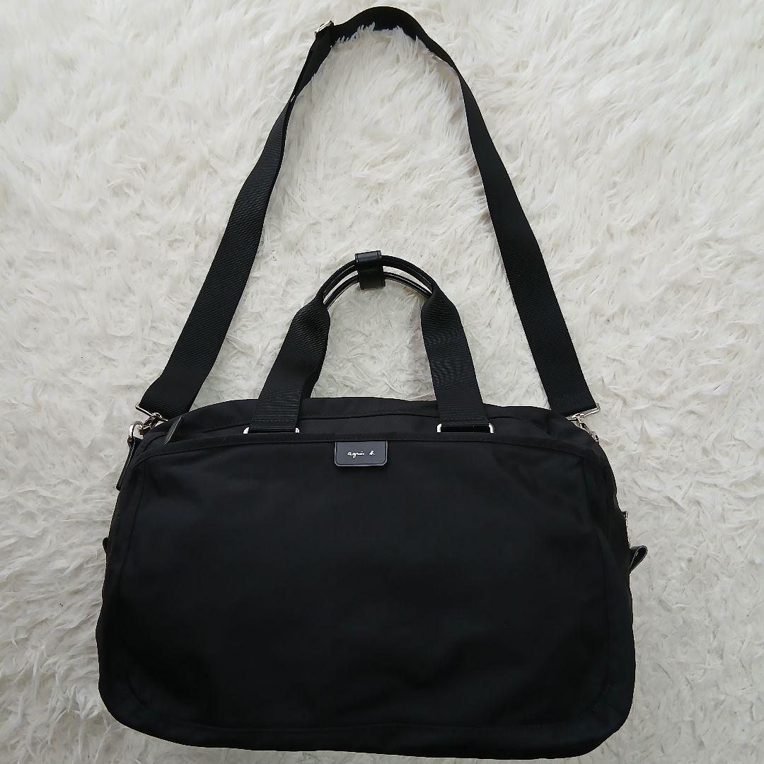 【極美品】【agnes b.】ナイロン 2wayボストンバッグ My bag