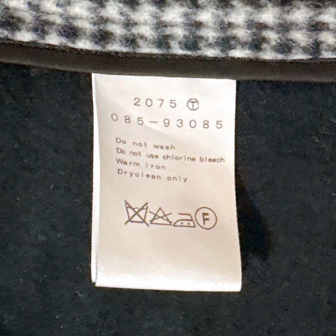 [美品]ドレステリア ウール ロング チェスターコート ダブルボタンサイズ