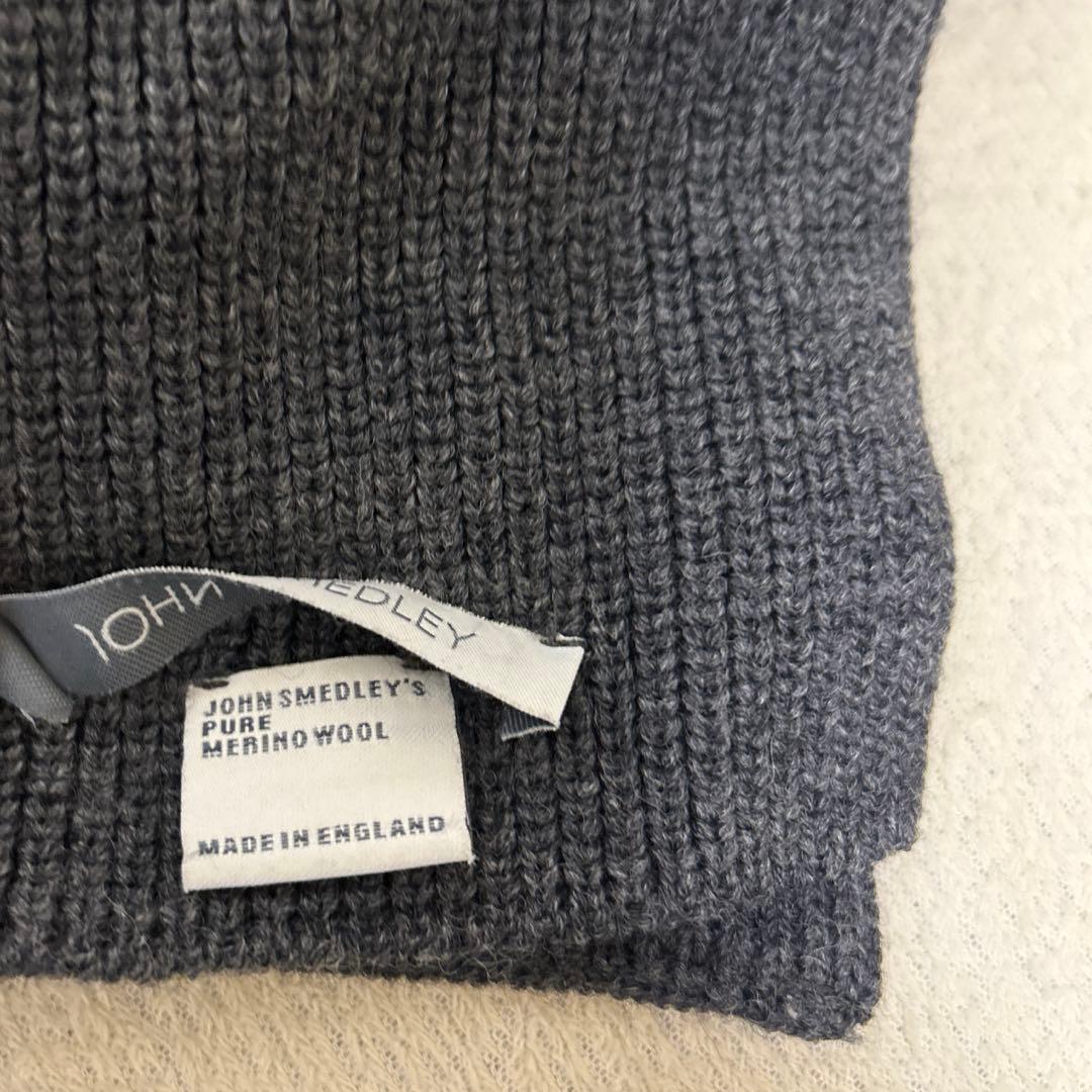 JOHN SMEDLEY メリノウール マフラー ジョンスメドレー