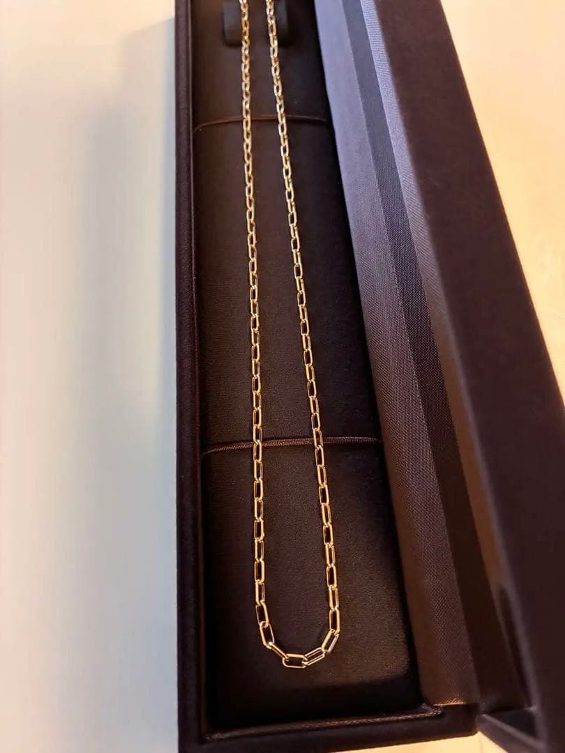 K18金50cm スモールミラーノネックレス 2.55mm ゴールドGOLD鎖屋