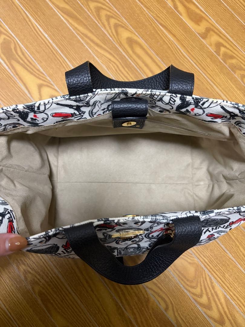 IANNEエクランフェイスハンドバッグ　2way