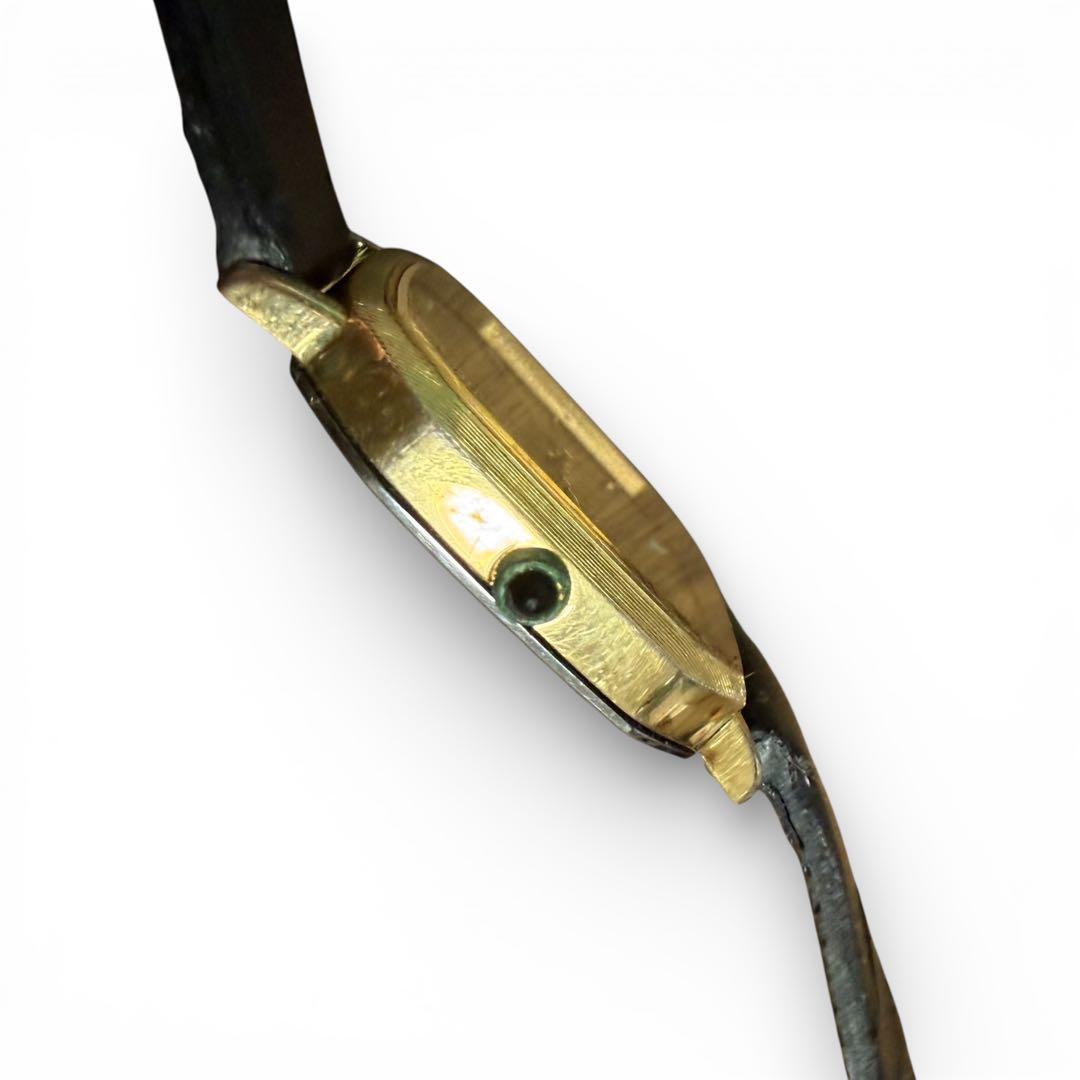 【新品電池】SEIKO Dolce ゴールド メンズ腕時計 9641-5020