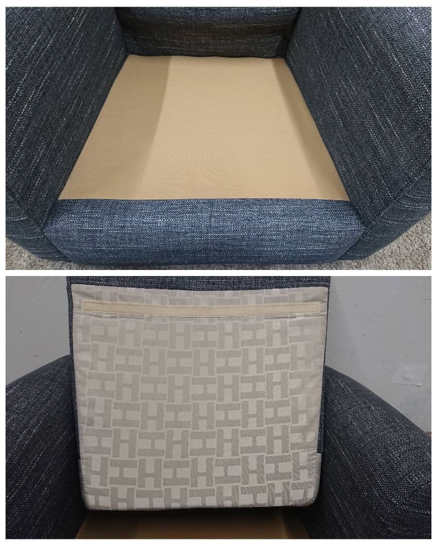 美品 HUKLA フクラ 定価20万円 センシア P226 ソファ オットマン